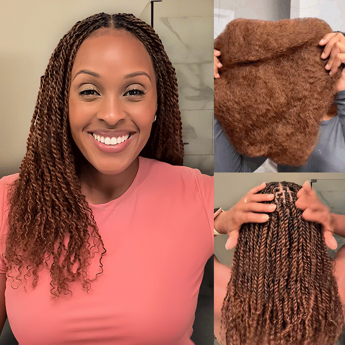 Member Sale| QVR Mixed Color #4/30 Afro Kinky Bulk Human Hair