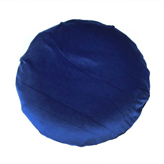 Deluxe Memory Foam Ring Cushion cushion on a seat or chair, demonstrating added comfort and pressure relief.