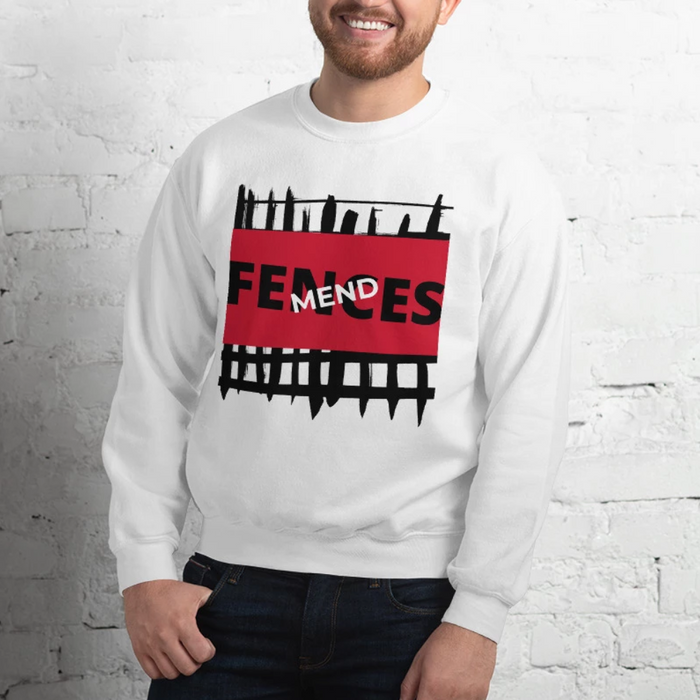 Mend Fences Men's Sweatshirt - Bloom Seventy Seven