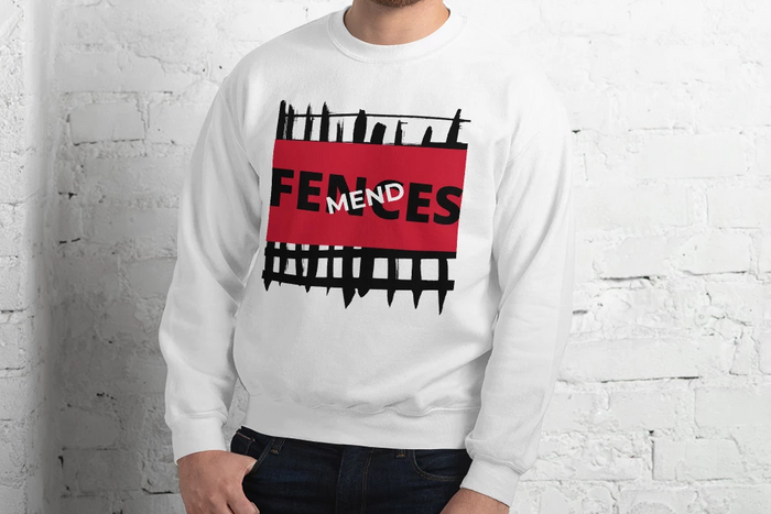 Mend Fences Men's Sweatshirt - Bloom Seventy Seven
