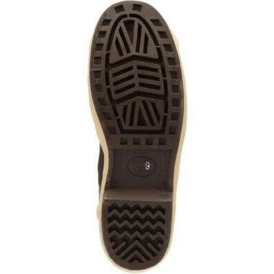 Xtratuf Men's 15-inch Legacy pull-on boot, detail product view of the rubber upper