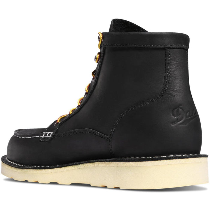 USA made Danner Bull Run 6-inch moc toe boot in black, additional product view, EH rated