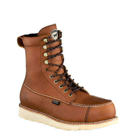 Irish Setter men's 8 inch waterproof leather safety toe work boot