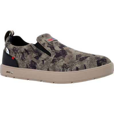Xtratuf men's canvas Sharkbyte 2.0 Eco deck shoe in camo