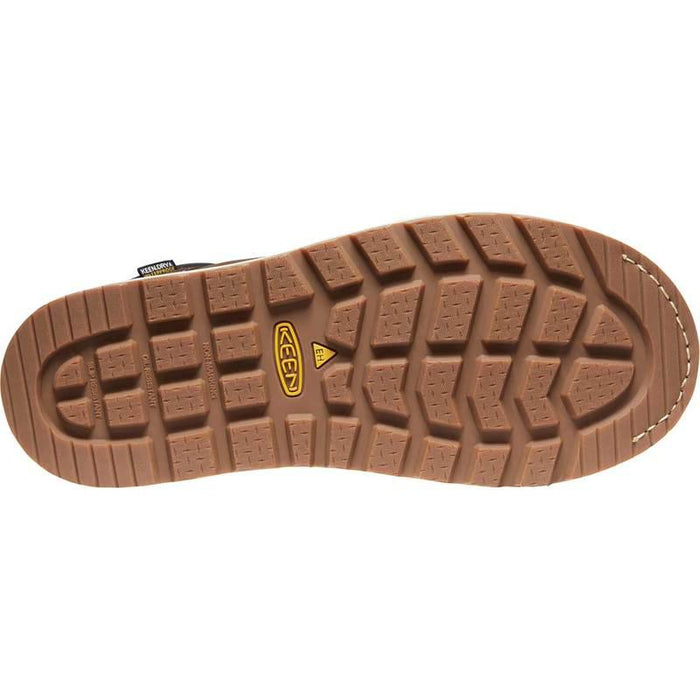 Wedge outsole of the Keen Utility Cincinnati composite toe work boot, oil and slip resistant