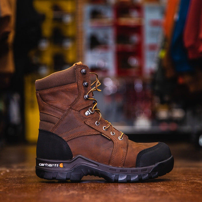 Carhartt insulated composite toe work boot, additional product photograph of the boot