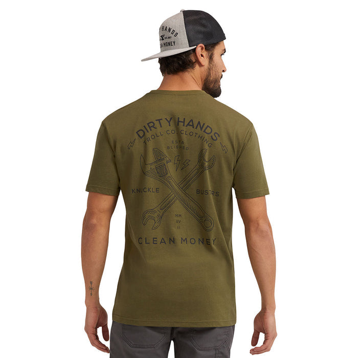 Troll Co. DHCM Twisting Wrenches t-shirt in military green