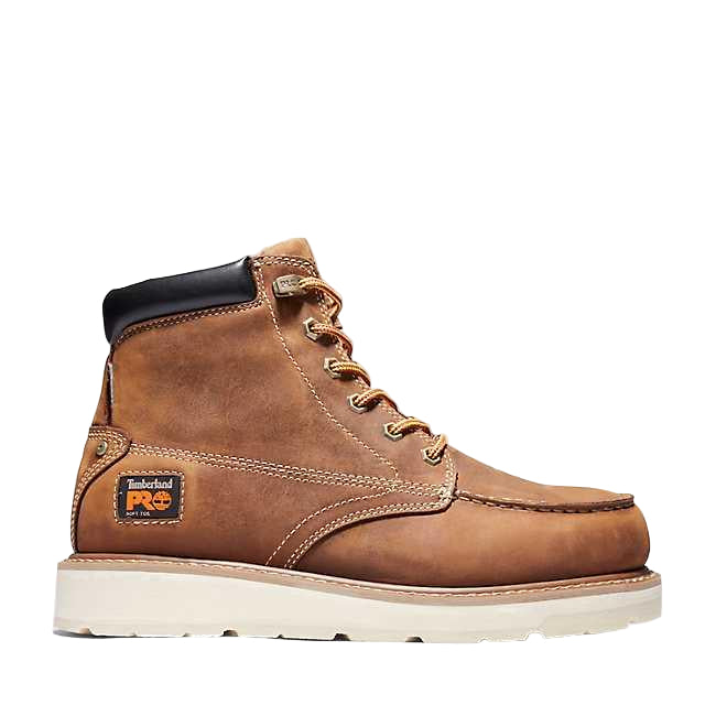 Timberland PRO Gridworks men's 6 inch waterproof work boot in brown