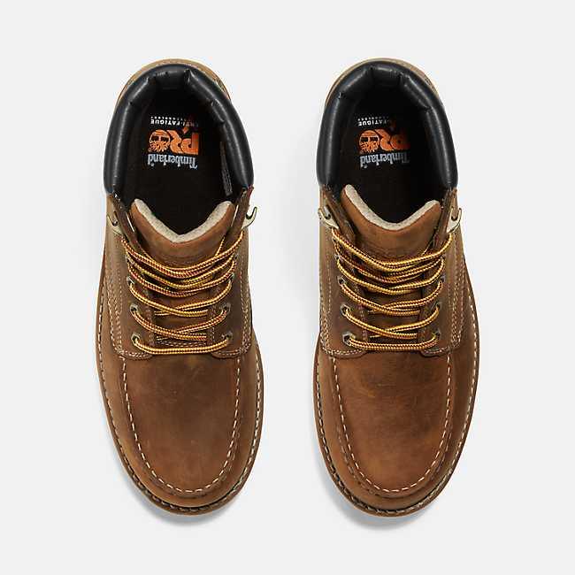 Timberland PRO Gridworks 6 inch brown waterproof work boot, alternate view