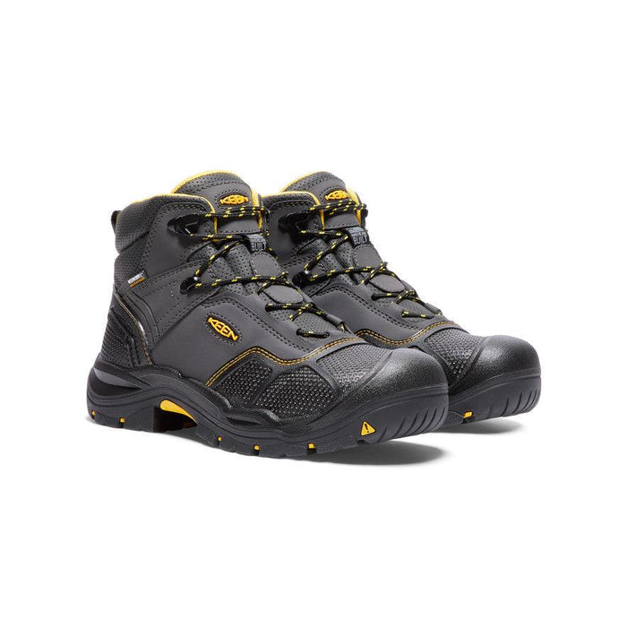 Keen Utility Logandale waterproof steel toe work boot, USA made with ASTM compliant safety toe
