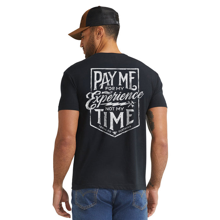 Troll Co. Pay Me men's t-shirt in black