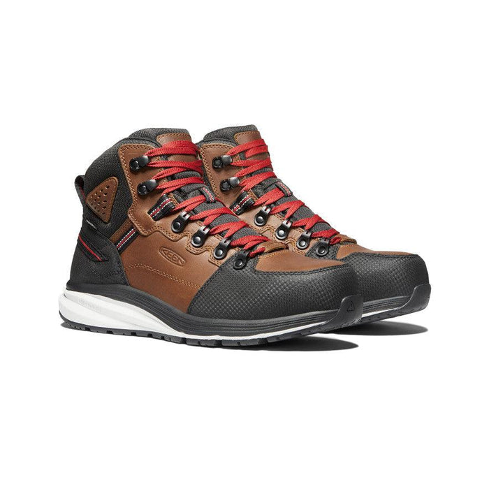 Keen Utility Red Hook athletic hybrid work boot in tobacco, alternate product view