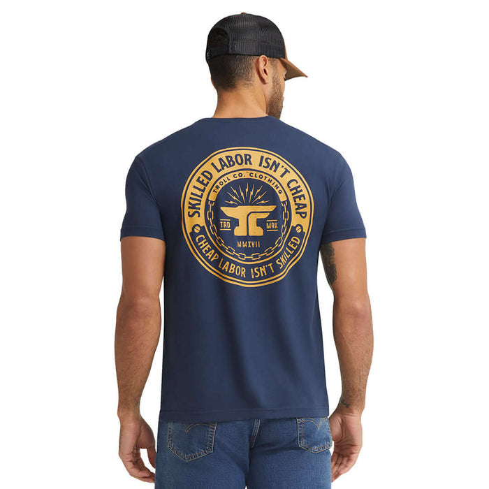 Troll Co. SLIC men's graphic t-shirt in navy