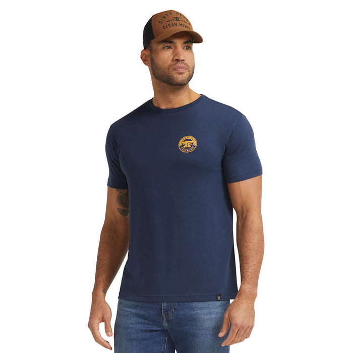 Troll Co. SLIC t-shirt in navy, additional product image