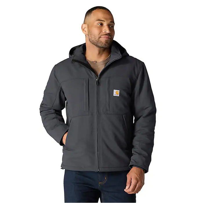 Carhartt men's Super Dux Full Swing insulated tech jacket in shadow