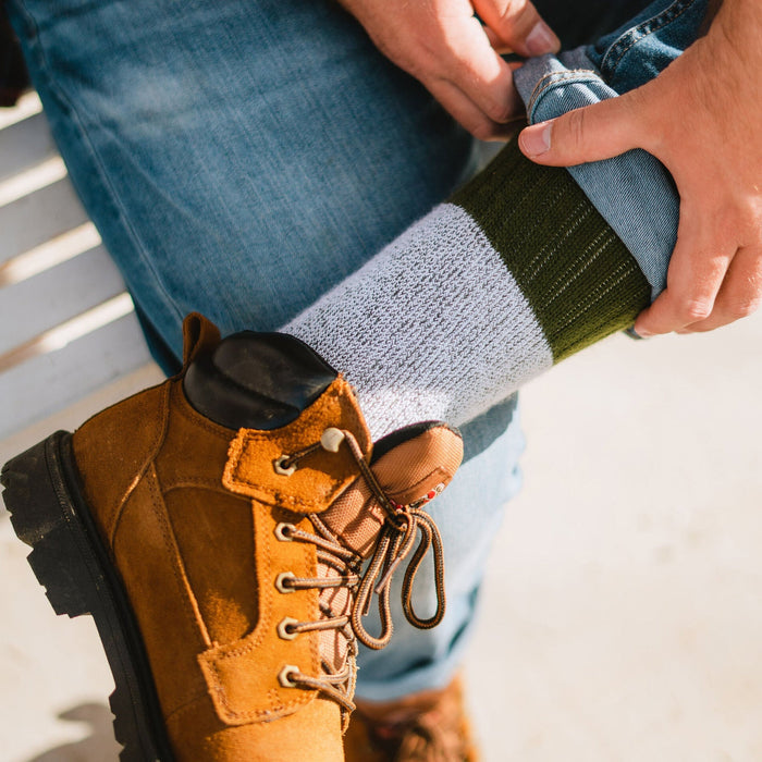 Fox River Wick Dry Outlander heavyweight boot and field sock, colorway comparison view