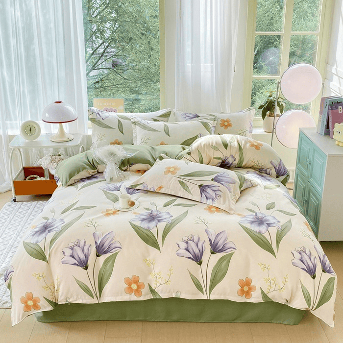 Demure / Quit Cover+Bed sheet+ 2 Pillowcase