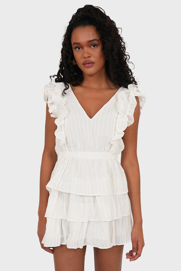 "Mia" dress white