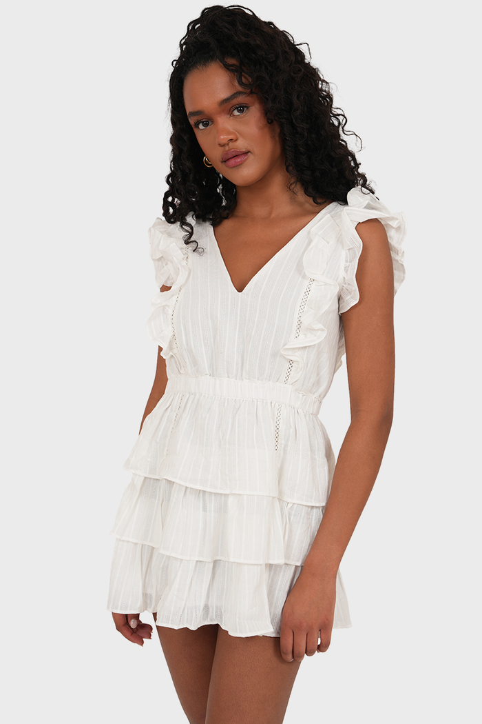 "Mia" dress white