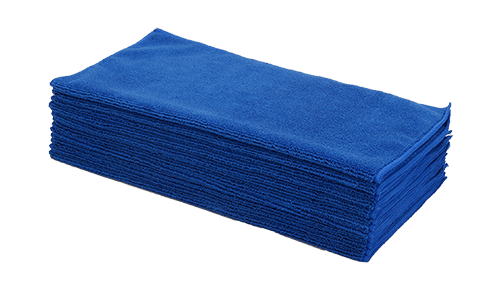 Purpose-Built Detail microfiber basic towel shown in navy