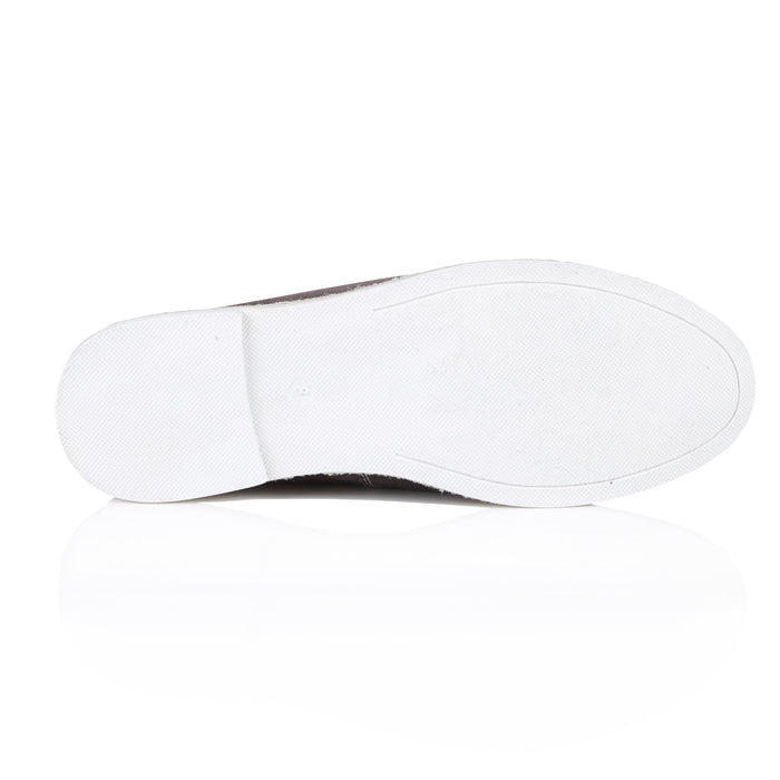 Milford Suede Leather Tassel Loafers - Grey
