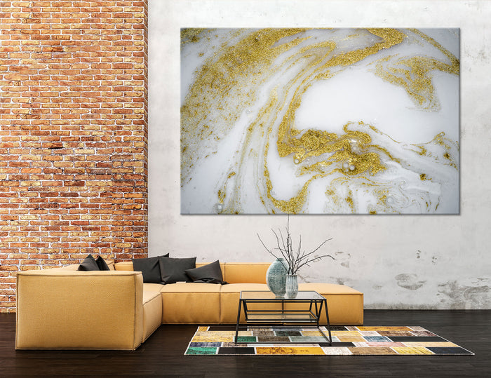 Milky Abstract Canvas Print #1108