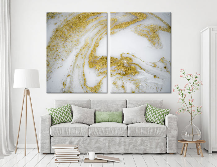 Milky Abstract Canvas Print #1108