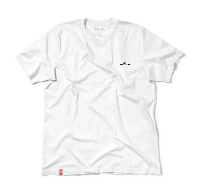 Mini Truck Embroidery Tee (White)