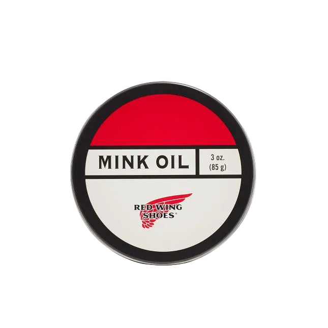 Red Wing mink oil for conditioning and waterproofing oil tanned leather boots