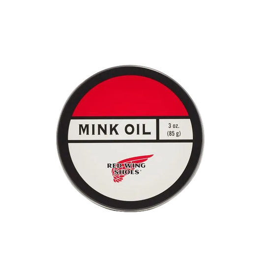 Red Wing mink oil for conditioning and waterproofing oil tanned leather boots