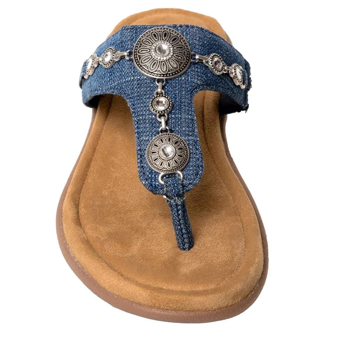 Minnetonka Brecca Denim - Womens Sandals - Hatcountry