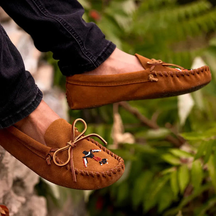 Minnetonka Thunderbird Animikii Softsole - Mens Moccasin - Hatcountry