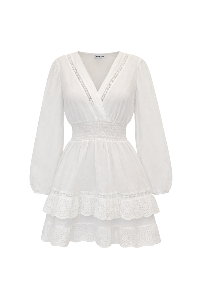 "Mira" dress white