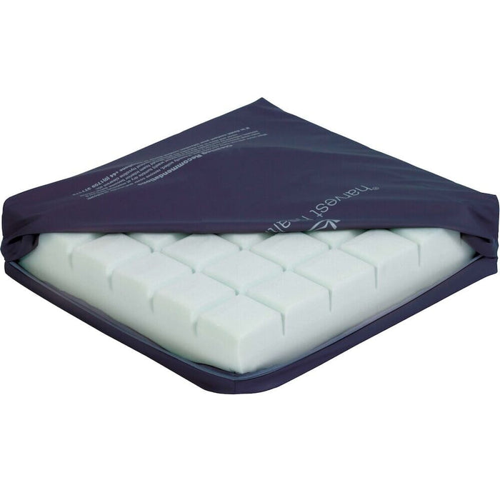Full view of Modular Foam Pressure Cushion-Large cushion on a plain background, showing its shape and supportive material.