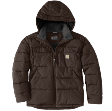 Carhartt Montana loose fit insulated jacket in dark brown