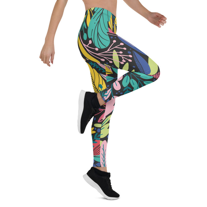 Montego Bay Print Leggings - Bloom Seventy Seven