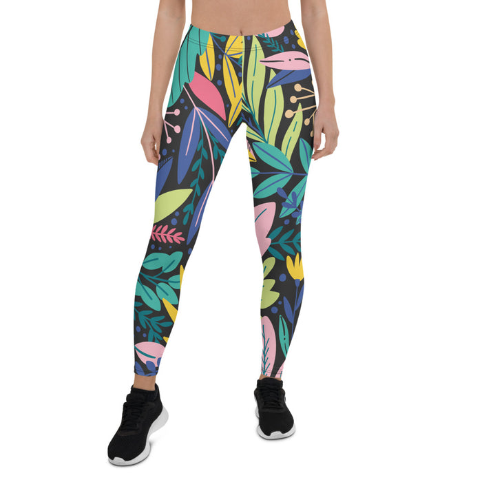 Montego Bay Print Leggings - Bloom Seventy Seven