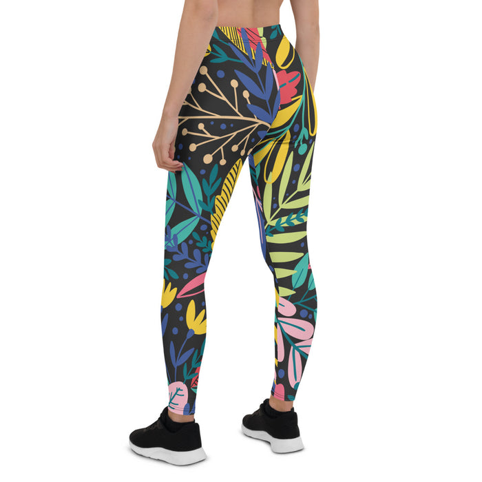 Montego Bay Print Leggings - Bloom Seventy Seven