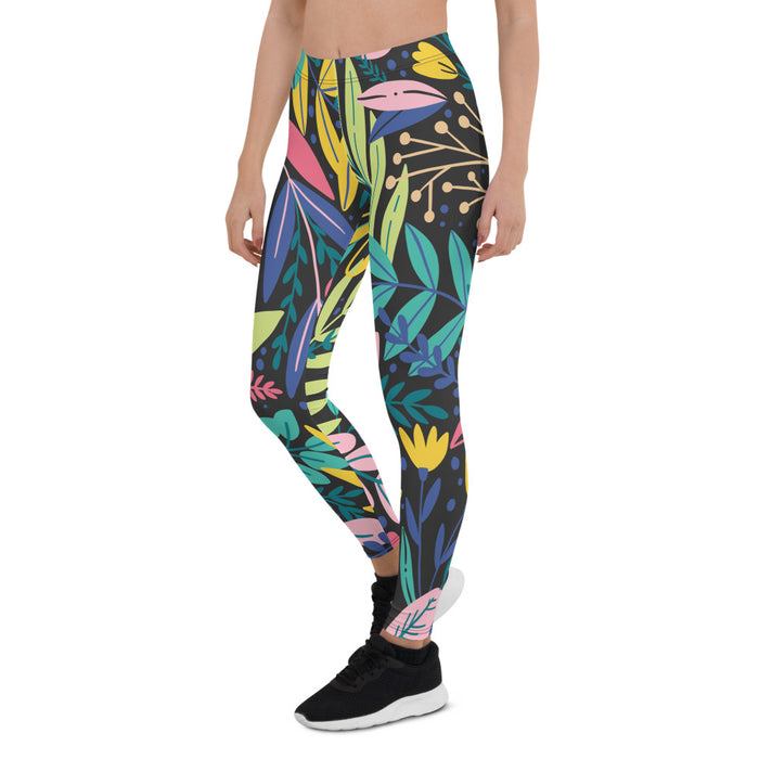 Montego Bay Print Leggings - Bloom Seventy Seven
