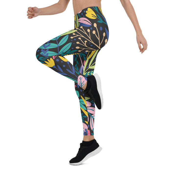 Montego Bay Print Leggings - Bloom Seventy Seven