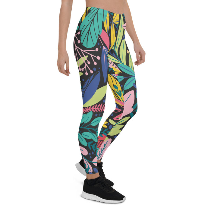 Montego Bay Print Leggings - Bloom Seventy Seven