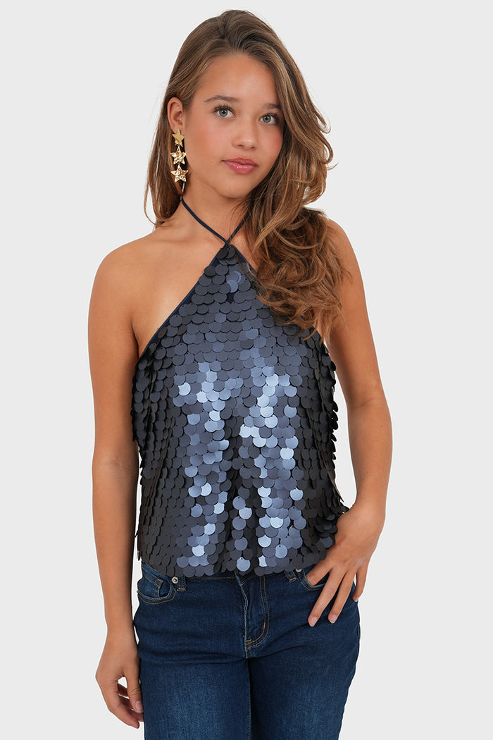 "Moon" top navy