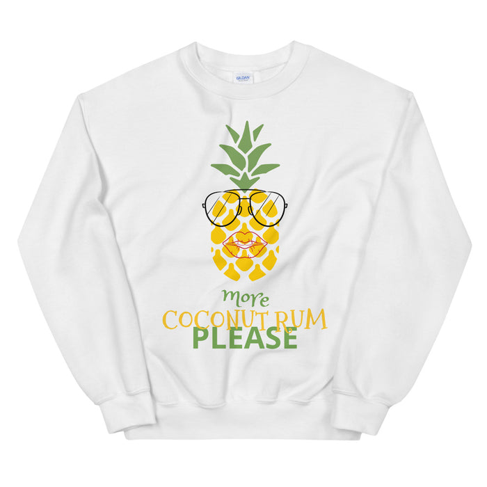 More Coconut Rum Please His And Hers Sweatshirt - Bloom Seventy Seven