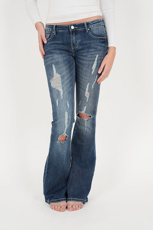 "Morgan" flared jeans dark blue