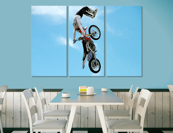 Motocross Canvas Print #4010