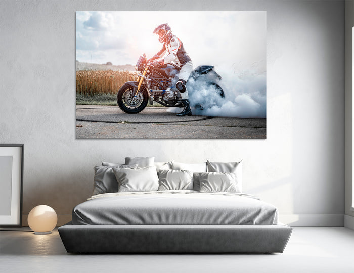 MotoDrift Canvas Print #3125