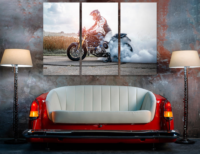 MotoDrift Canvas Print #3125