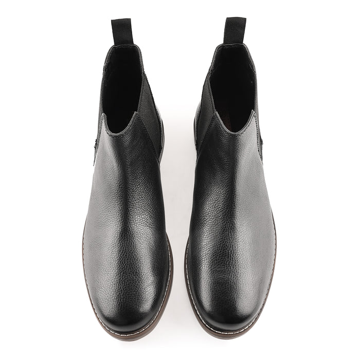 Mount Leather Chelsea Boots - Black