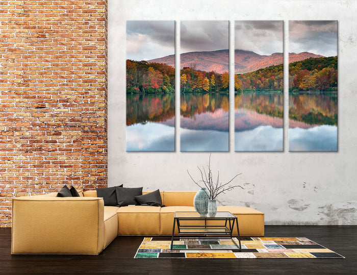 Mountain Lake Canvas Print #7049