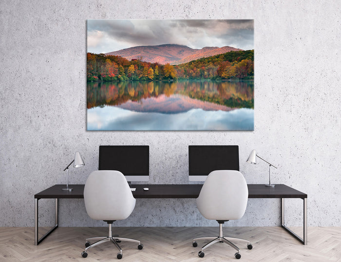 Mountain Lake Canvas Print #7049